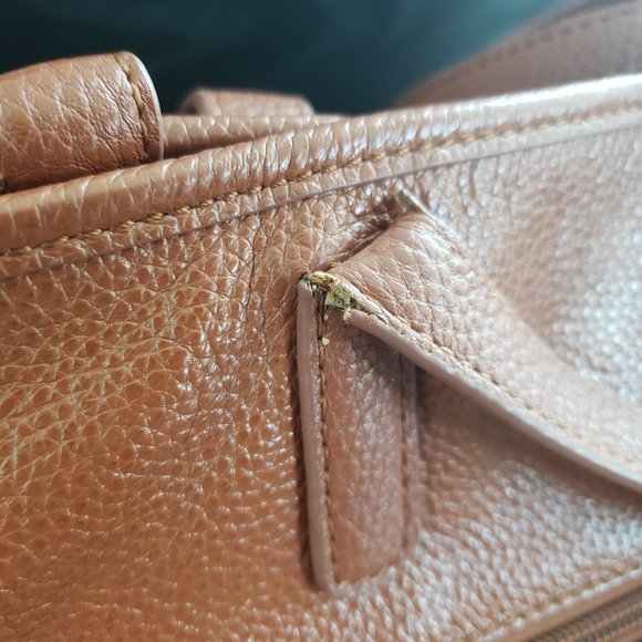 KGB Black Label Brown Leather Tote - Picture 3 of 11